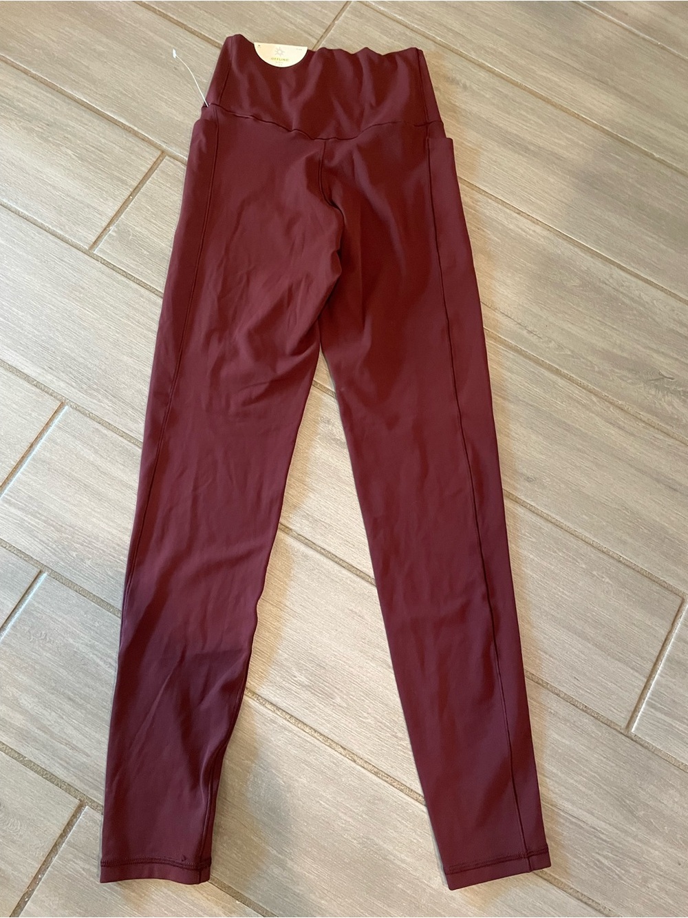 aerie Burgundy High-Waist Leggings